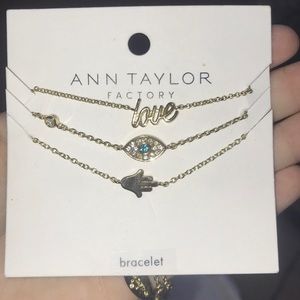 Ann Taylor bracelet set
